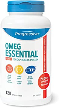 Progressive OmegEssential Forte Fish Oil Supplement